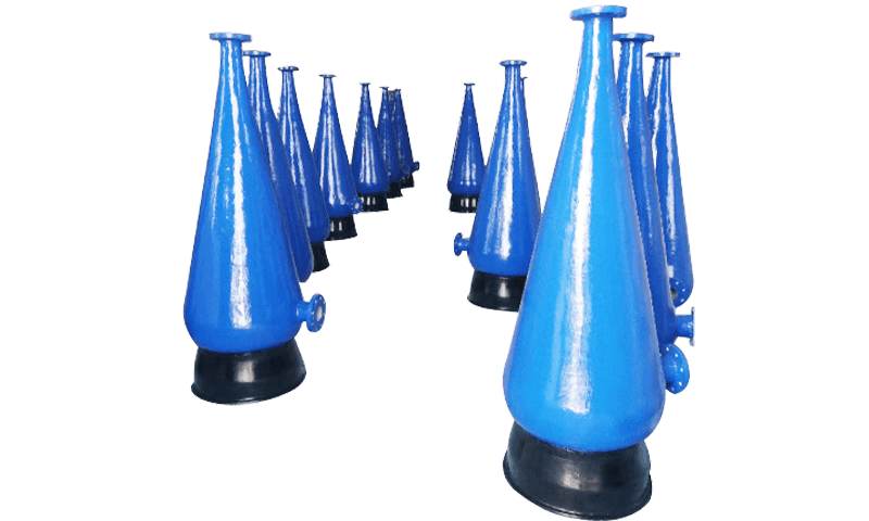 Several Chengda FRP oxygen cone on white background.