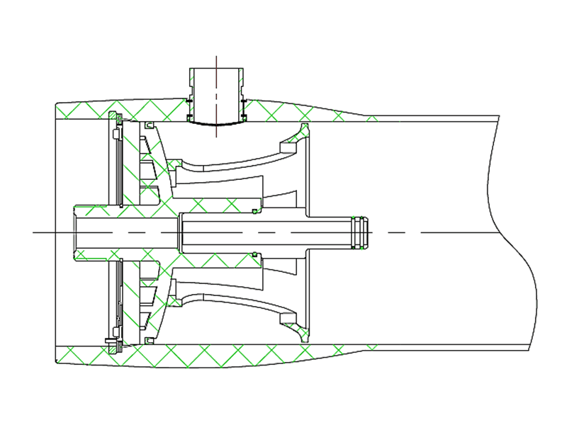 Assemble method of concentrate port in the installation of the membrane housing.