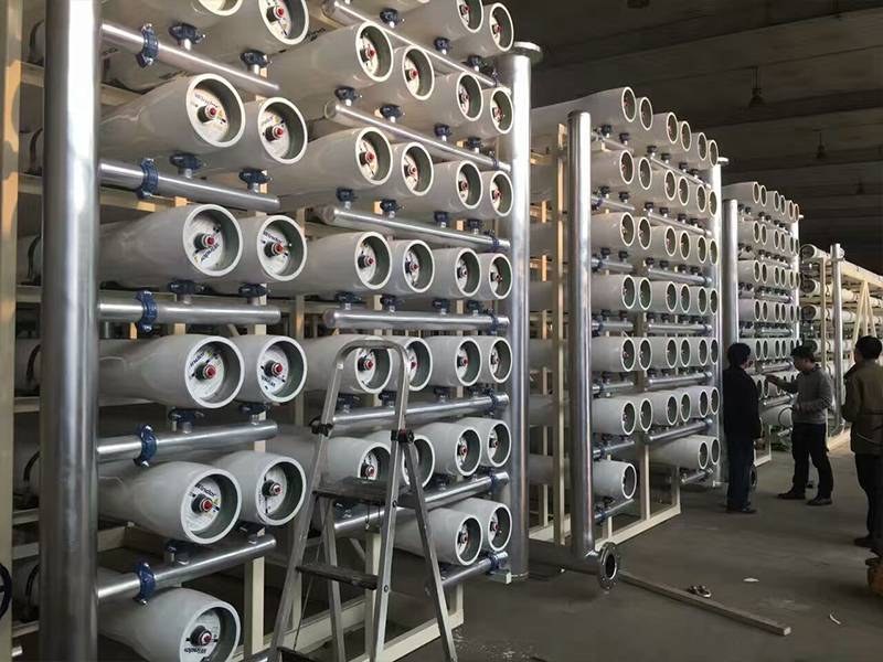 Cheng Da Winder FRP membrane housing is used in the Qingdao wastewater reclamation project.